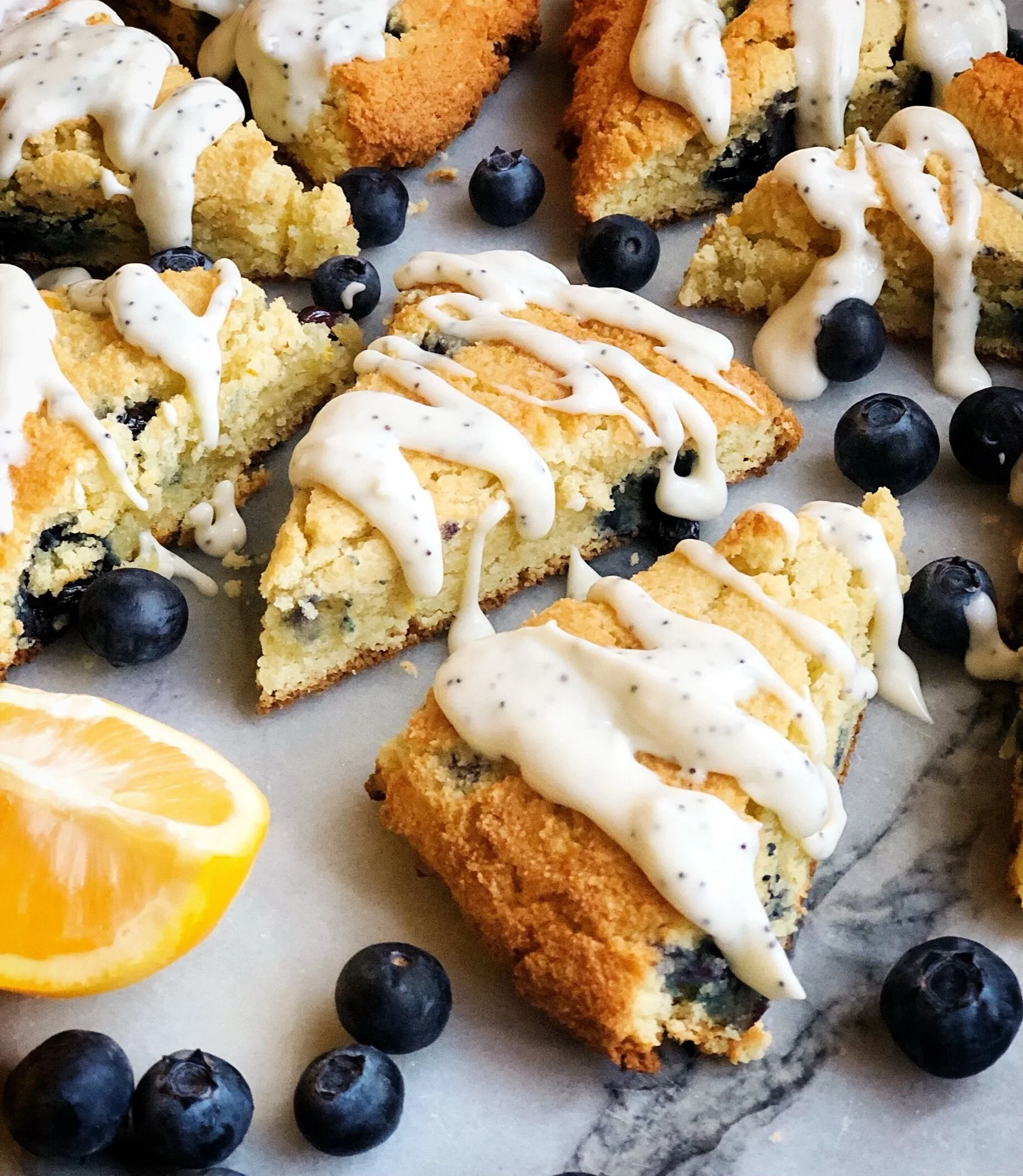 Keto Blueberry Lemon Scones – Buttery, Zesty & Low-Carb Delight