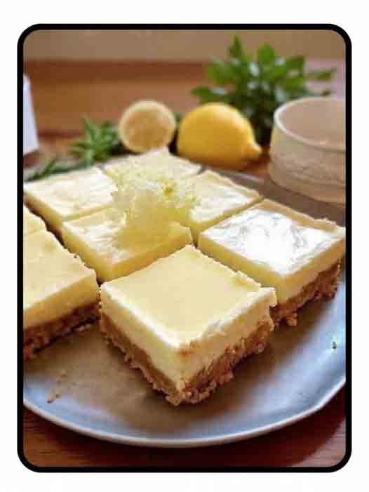 KETO CREAMY LEMON SQUARES – Tangy, Sugar-Free & Perfect Low-Carb Dessert