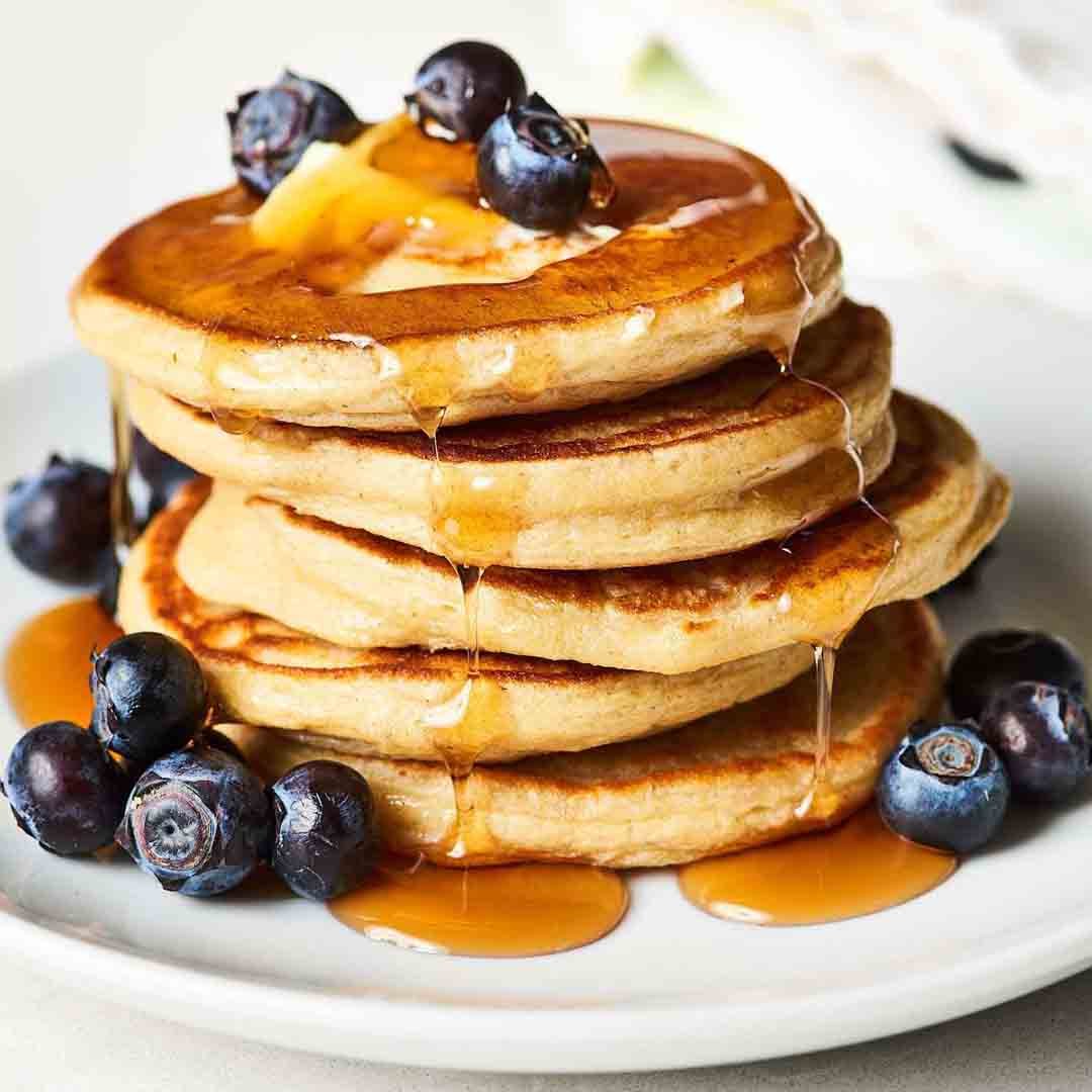 Flourless Cottage Cheese Pancakes