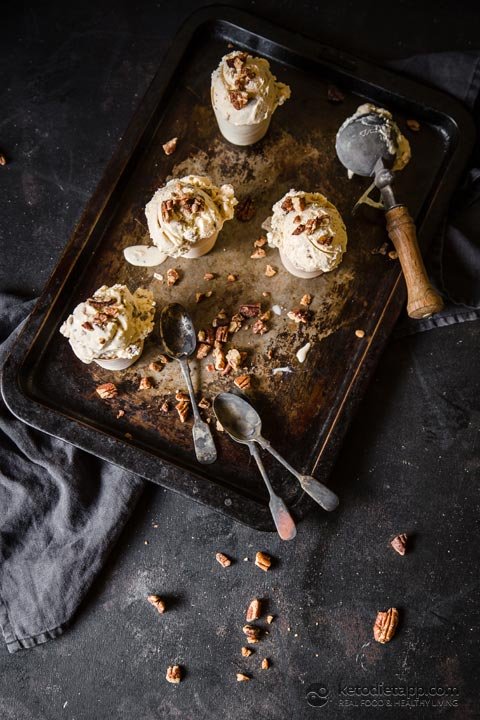 Keto Butter Pecan Ice Cream – Creamy, Sugar-Free & Low-Carb Delight