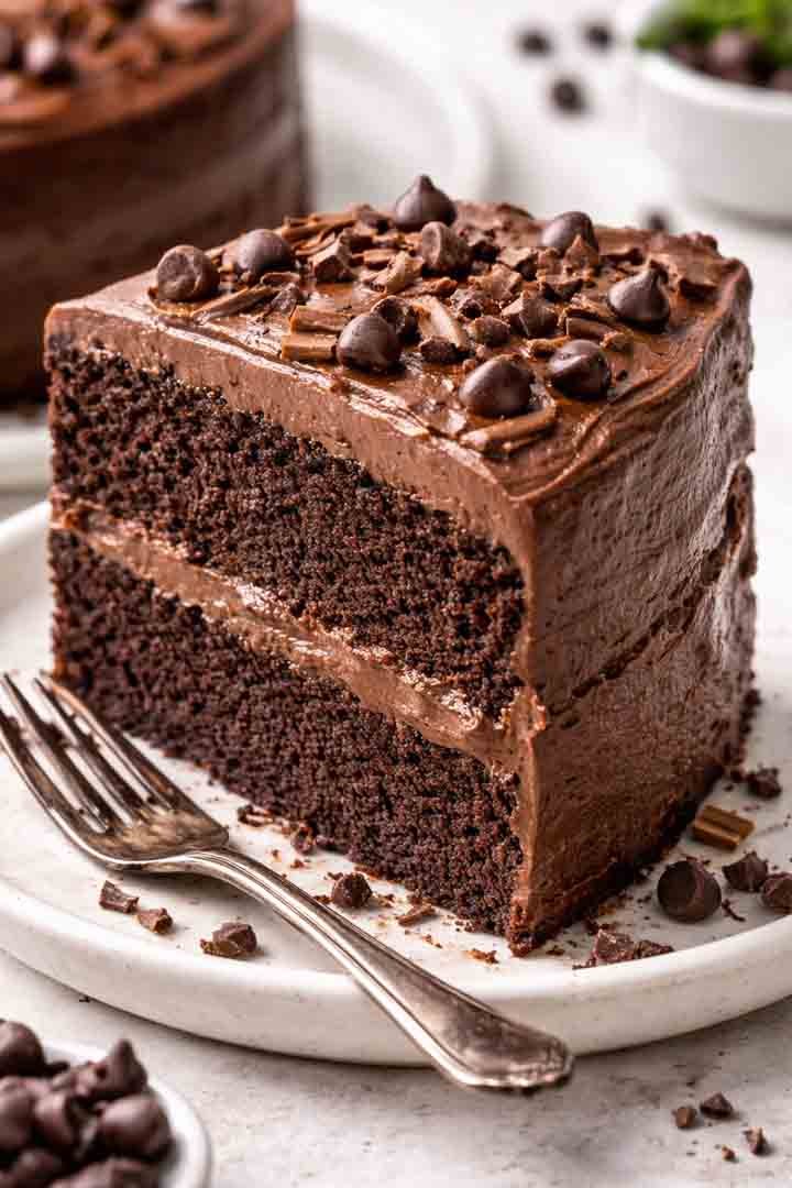 Keto Chocolate Cake – Rich, Moist & Sugar-Free Chocolate Dessert