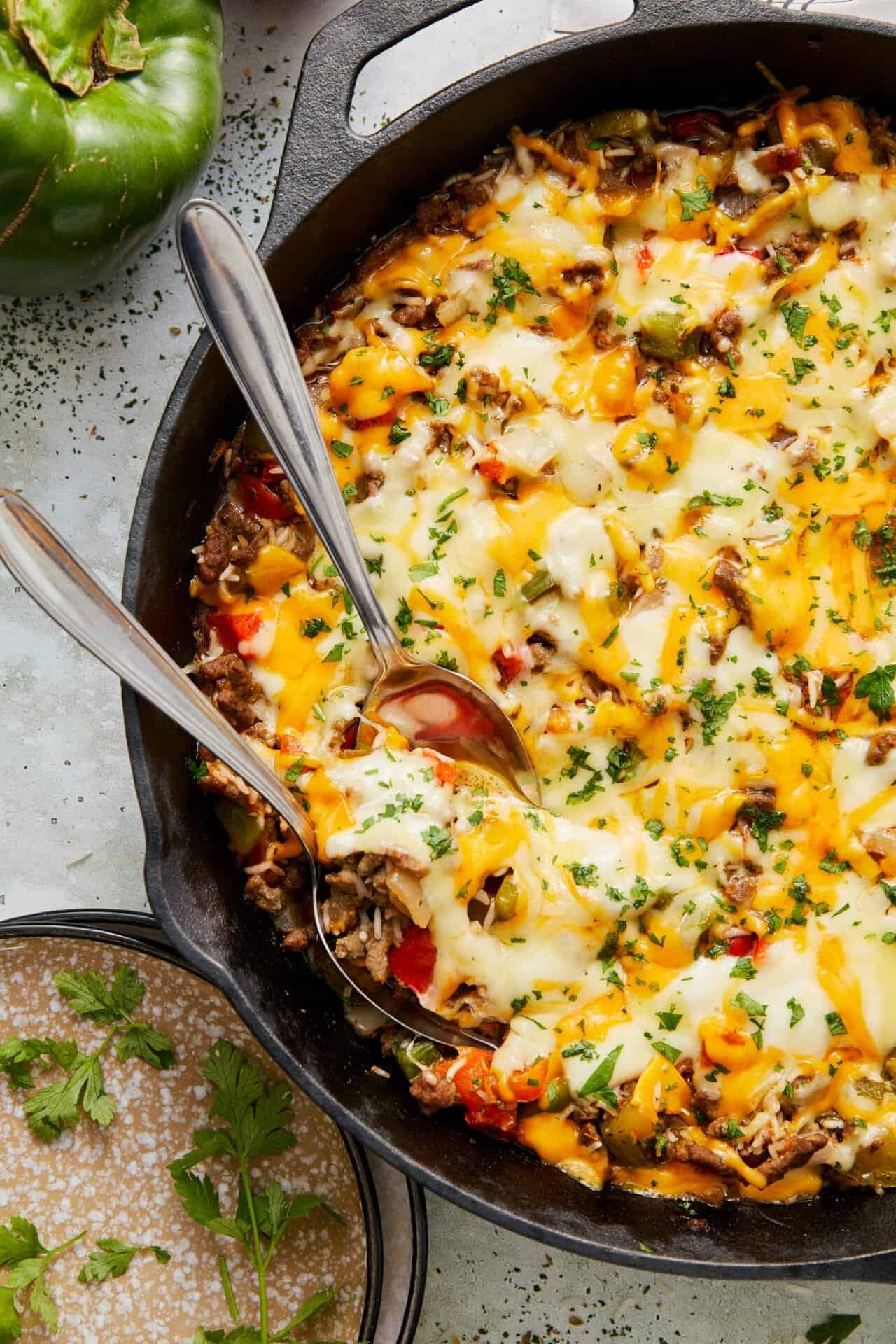 Keto Stuffed Pepper Casserole – Easy Low-Carb Dinner Recipe